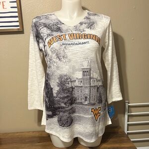 NWT- West Virginia Mountaineers Women's Long Sleeve